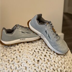 Altra Gray Running Shoes with Brown Sole